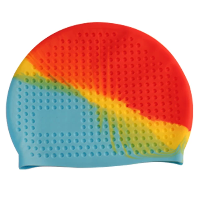 Swim Sport Adult Waterproof Silicone Swim Cap Funny Silicone Swimming Cap