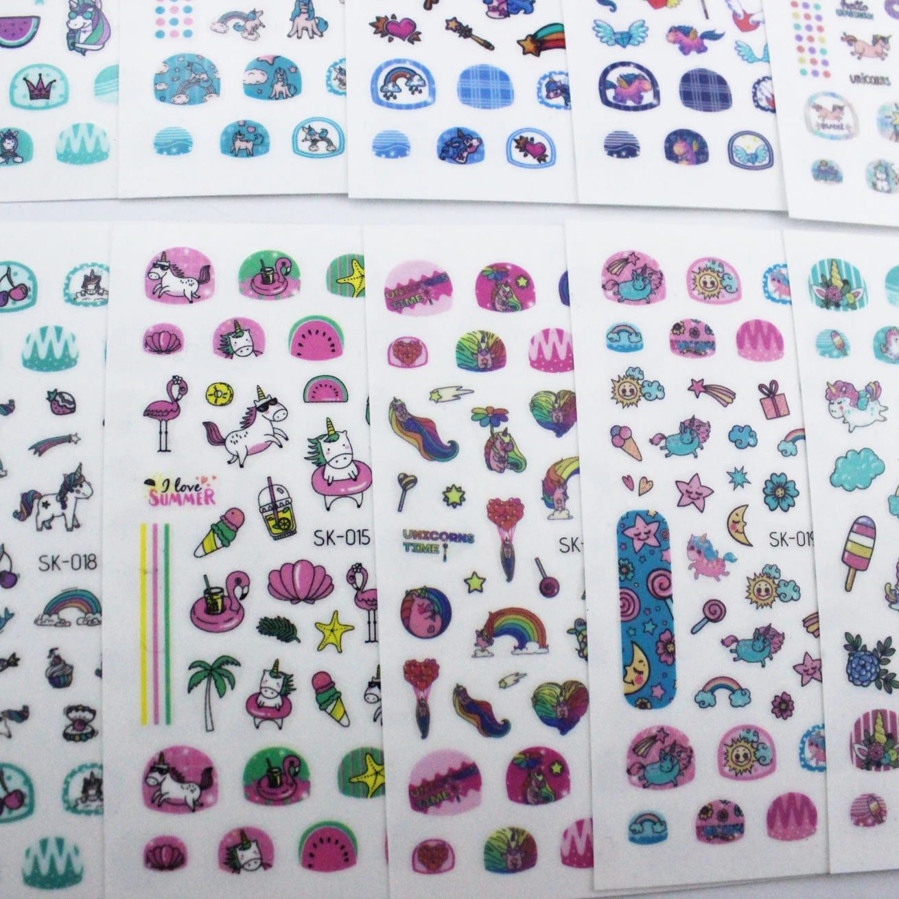 Free Sample Customized Nail Art Stickers For Kids