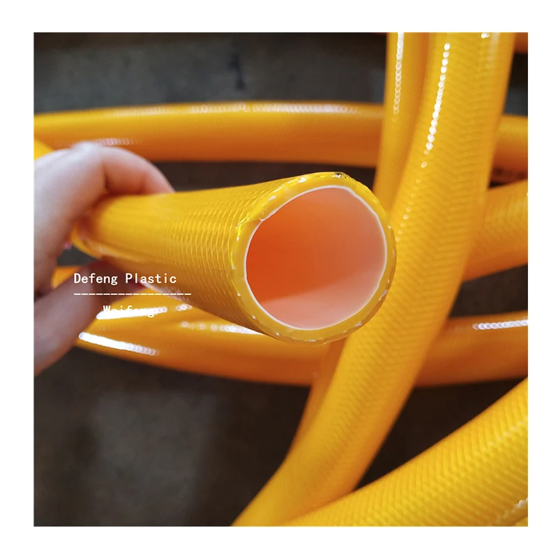 Factory Directly Clear High Pressure Supply No Smell Potable Water Pvc Fiber Braided Reinforced Hose