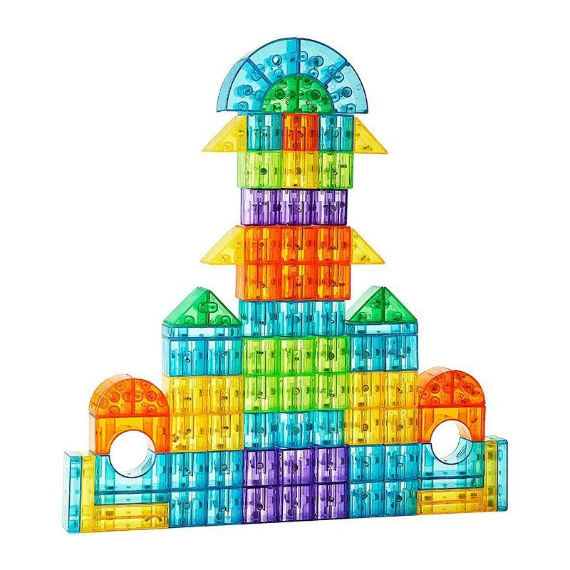 Hot Selling Magic colorful Magnetic Cube Puzzle Educational Toys With ABS Magnet Cube Toy