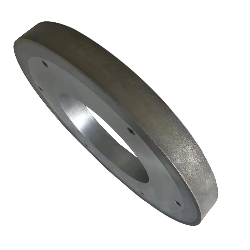 Bronze sintered diamond grinding wheel can be added with aluminum matrix core to process zirconia ceramics and alumina ceramics