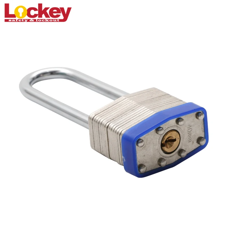 Heavy Duty 63mm Long Shackle Weatherproof Laminated Safety Padlock