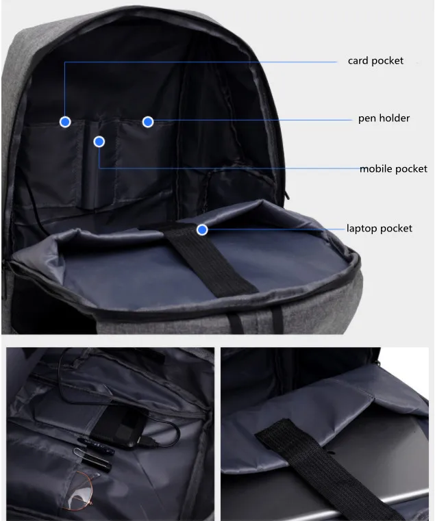 School Girls Boys backpacks unisex college bags for men women 15.6 laptop backpack USB for Students laptop backpack womens