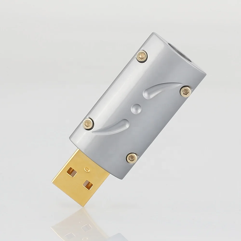 Viborg UA201 HI-END 24K Gold Plated USB2.0 Plug USB A Connector DIY Hi Fi USB Cable Gold Plated Bronze USB