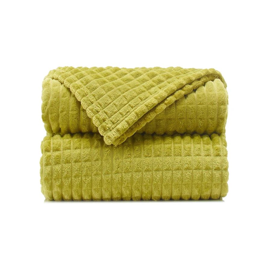 Best Selling Blanket Jacquard Bed Polyester Flannel Fleece Blankets for Promotion