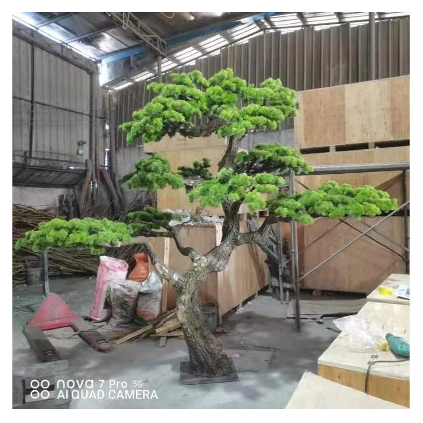 2024 new Customize 3m height Customize landscape indoor tree artificial cypress pine bonsai tree