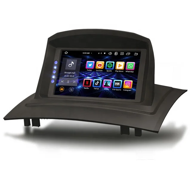 Erisin ES8572M 7-дюймовый Android 12 0 IPS беспроводной CarPlay 4G TPMS DAB DSP автомобильный радиоприемник для Renault Megane II (2002-2008)