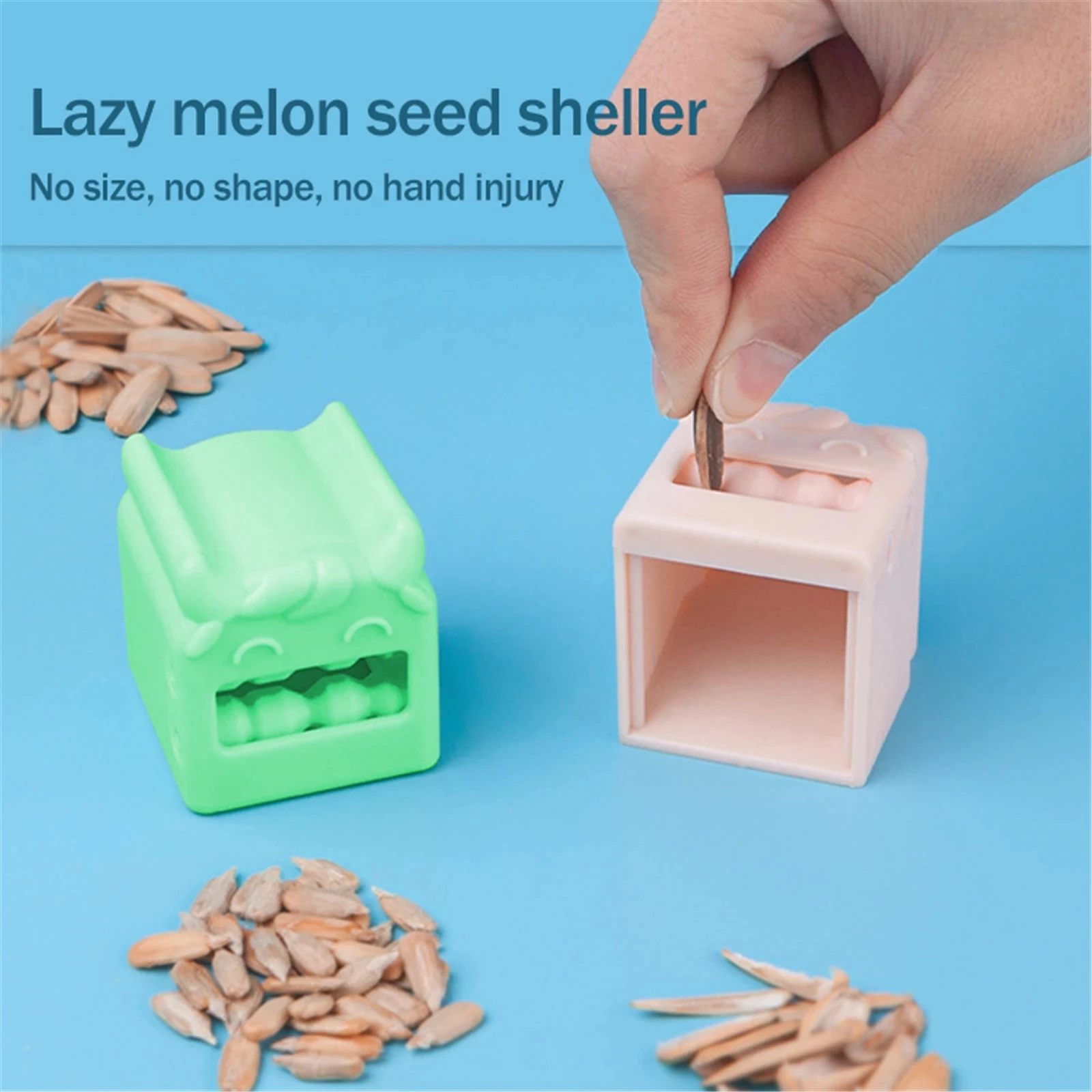 Kitchen Tools, Portable Smart Lazy Melon Seed Opener For Sunflower Seed of Protect Teeth,Shelling Machine