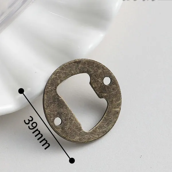 Black Silver Wall Mount Bottle Opener Kit with Screws Vintage Rustic Bar Bottle Opener Wall Mount Beer Cap Opener