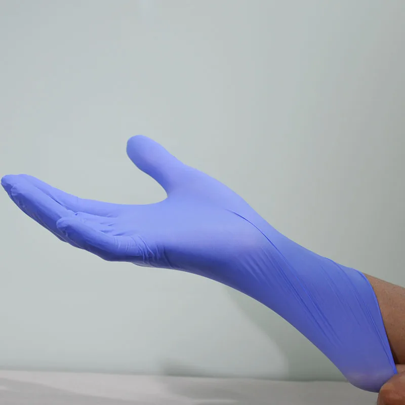 En455 EN420 En374  latex free disposable nitrile glovees powder free for  EU blue / white / black / pink available