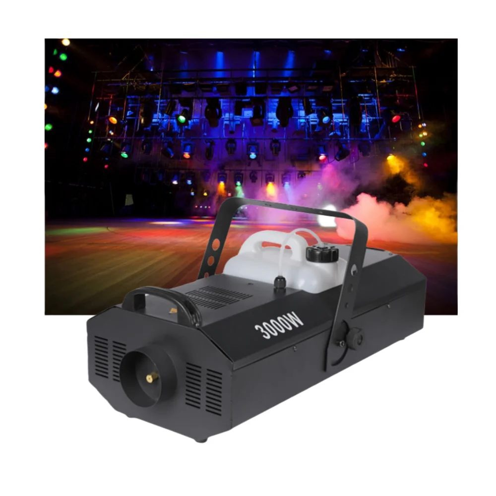 Свадебное украшение сценическая дымовая машина DMX512/пульт дистанционного управления 3000 Вт противотуманная