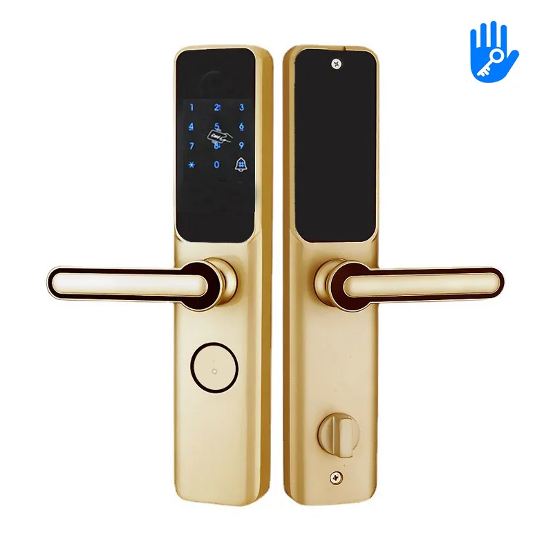 Popular hotel  smart lock  BLE APP smart door lock Intelligent Electric  Digital Handle Keyless TT Smart Lock