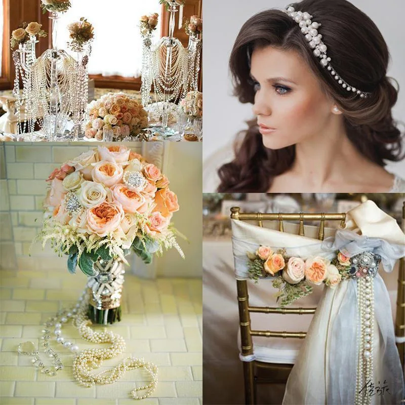 2022 Hot Sale Wedding All types of design ABS Pearls Faux Crystal Beads