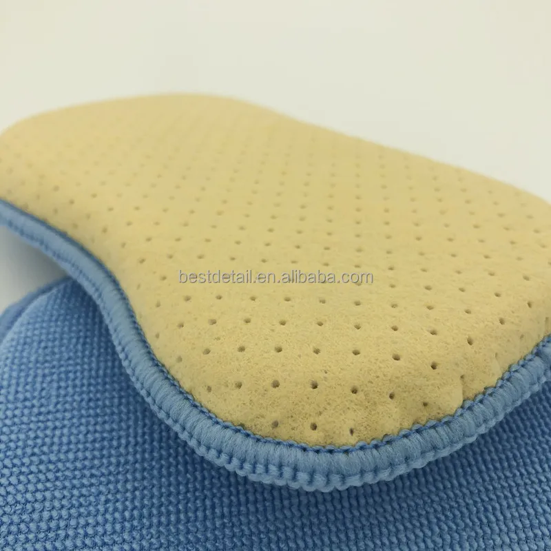 New Dual Sided Auto Detailing Microfiber Car Windscreen Demister Pad Sponge for Mirror Window Glass Fog Remover