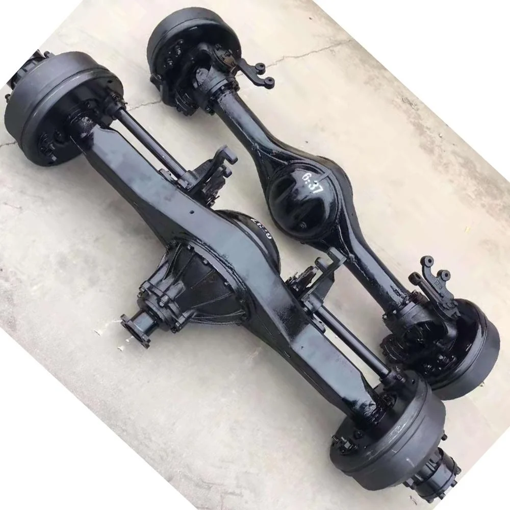 4wd Light Duty Truck Canter/HINO 300J Front Wheel Drive Steer Axle with Hydraulic Drum Brakes