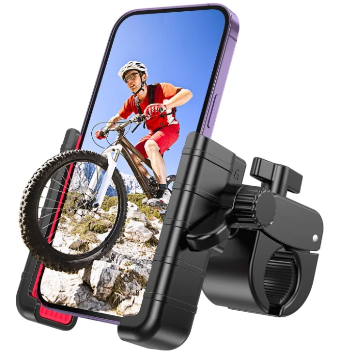 Motorcycle Bike Phone Mount Holder Bicycle Handlebar Cell Phone Mount Stroller Scooter Phone Clip for iPhone Bike Mount