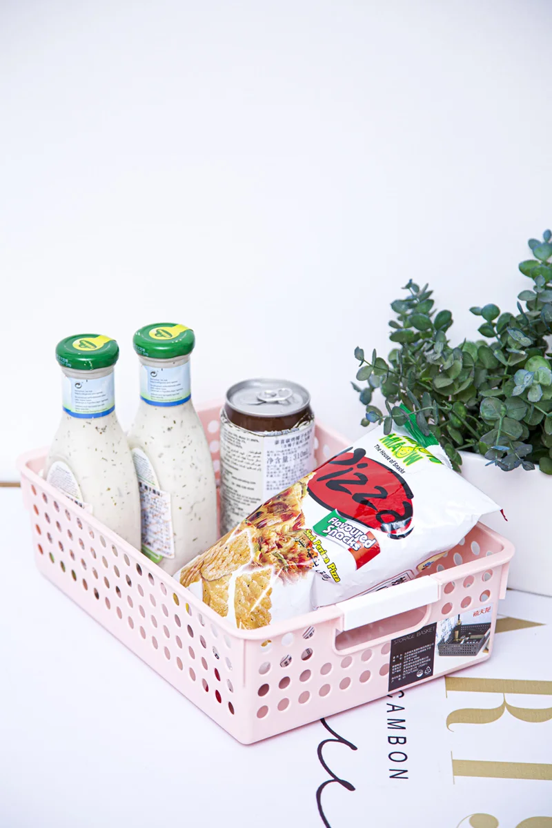 Простая полый ящик для ванной комнаты офиса кухонные корзины хранения овощей прочая пластиковая