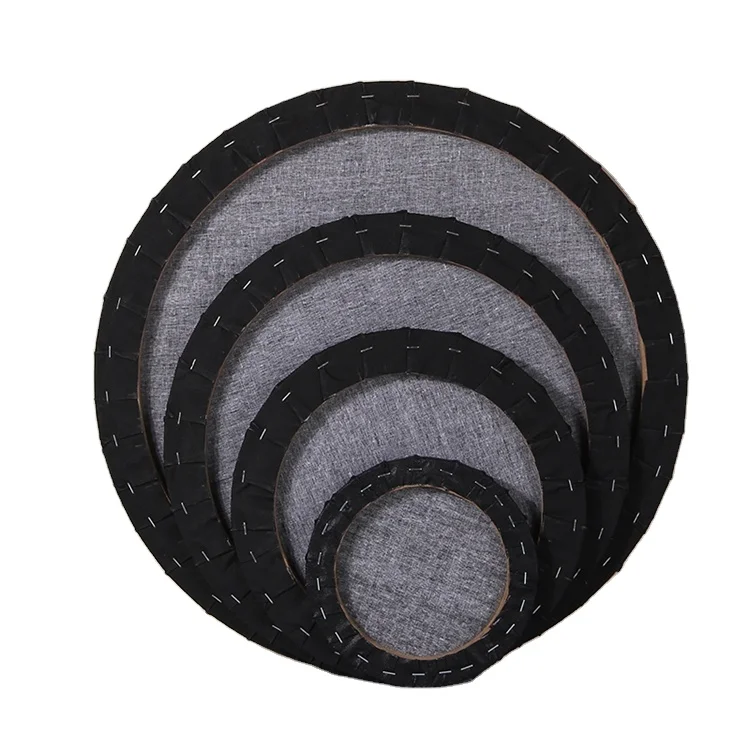 
Customized circular stretched artist canvas painting canvas inkjet printing 