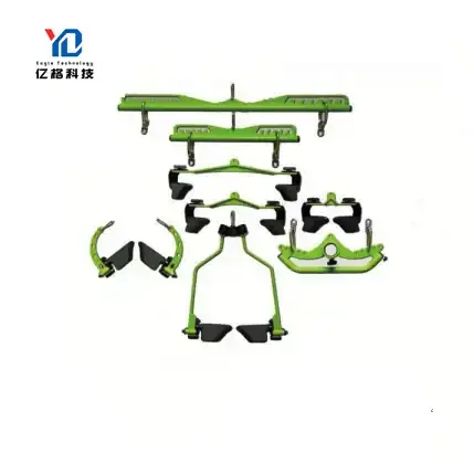 YG-GH002 YG Fitness Hot Sell Gym Fitness Cable Machine Attachment Mag Grip Handle  Pull Down Bar fitness handle