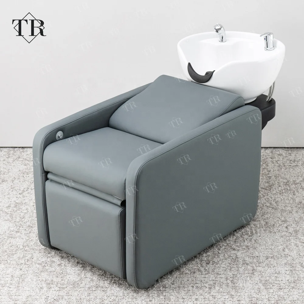 Turri Salon Hair Shampoo Bowl Basin And Chair Spa Head Water Therapy Shampoo Head Spa Bed Chair For Salon Head Spa Sink And Bed