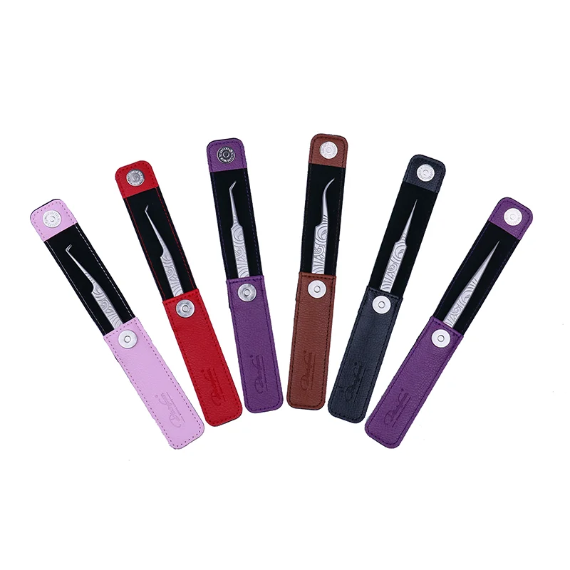 DancingSwan  Private Label Russian Stainless Steel Volume Eyelash Extension Tweezers
