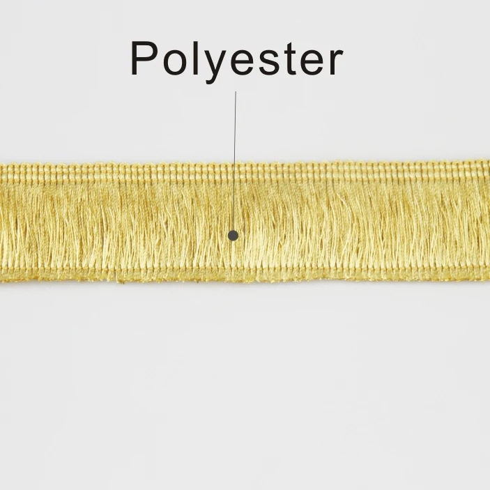 Decorative Curtain Lace Trim Brush Bullion Fashion Knot Curtain Tassel Fringe Trim