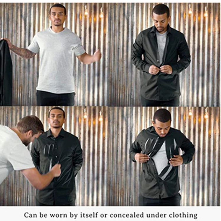 Swelder Unisex HPPE Anti Knife Cut Tactical T Shirt Clothing Cutting Stab Proof Clothes Security Shirt Protective Clothing