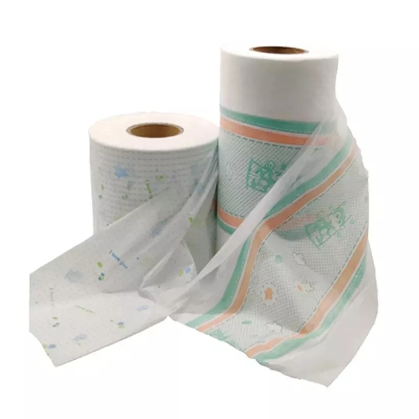 China Manufacturers hot sale Breathable PE Disposable Diaper Back Sheet Film raw material breathable Cloth like film