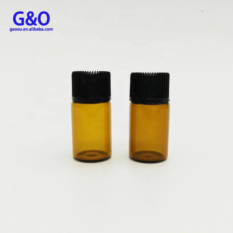 factory price high quality amber essential oil bottle 5ml 10ml roller glass bottle customized logo