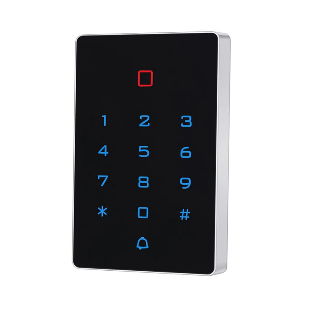 Touch keypad access control rfid smart card key fob standalone reader