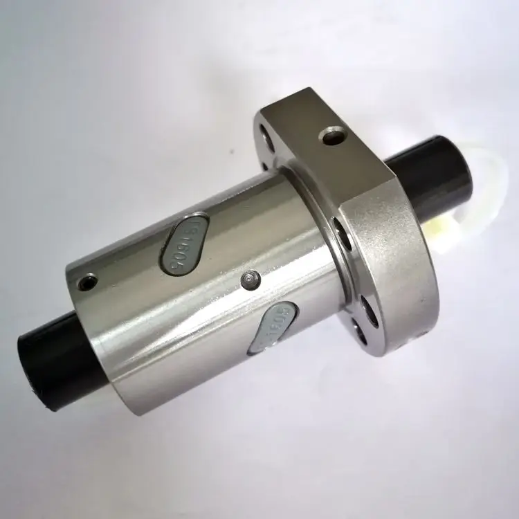 Smooth running low noise SFU1605 customized length ball screws shaft with SFU1605T4 ballscrew nut