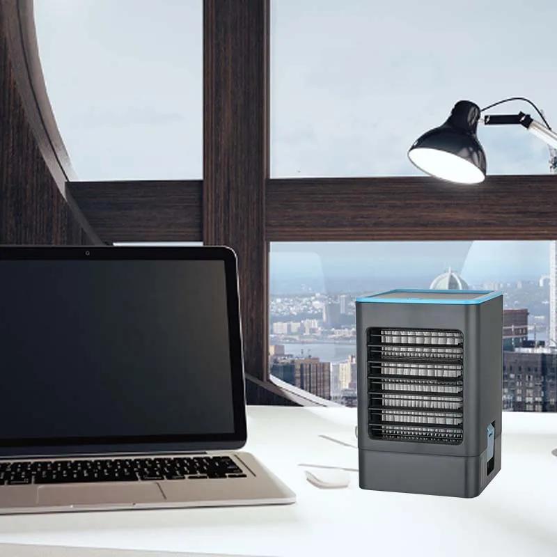 Rechargeable Air Conditioner 5 Volt Motor Personal Cooling Standing Fan