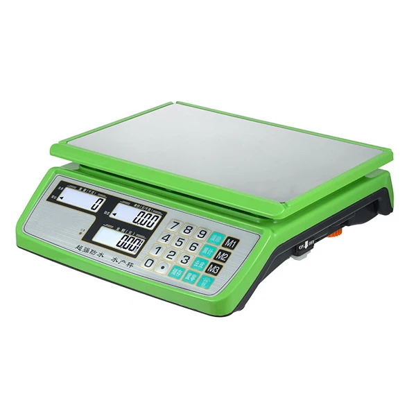 Water proof function 40kg Digital Platform Weighing electronic price scale