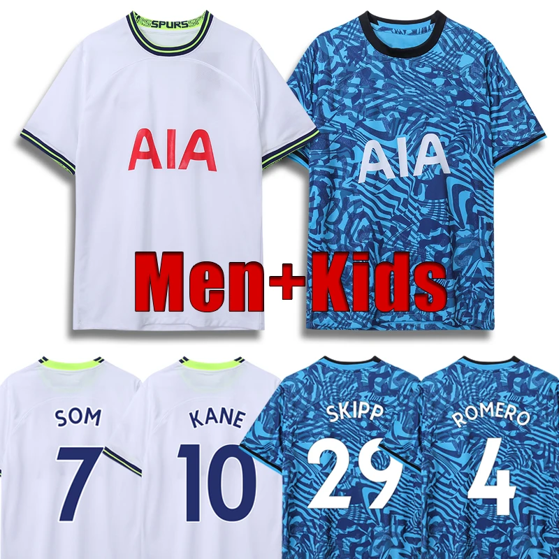 22-23 New season Man thai quality soccer hotspur jersey Soccer Uniform Football Kit team club Men+Kids logo design