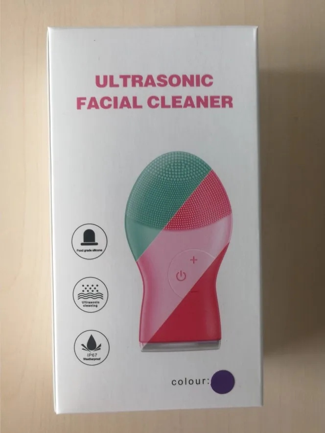 
Sonic Silicone Facial Cleansing Brush USB Rechargeable Electric Face Clean Brush Silicone Face Brush Deep Cleansing 