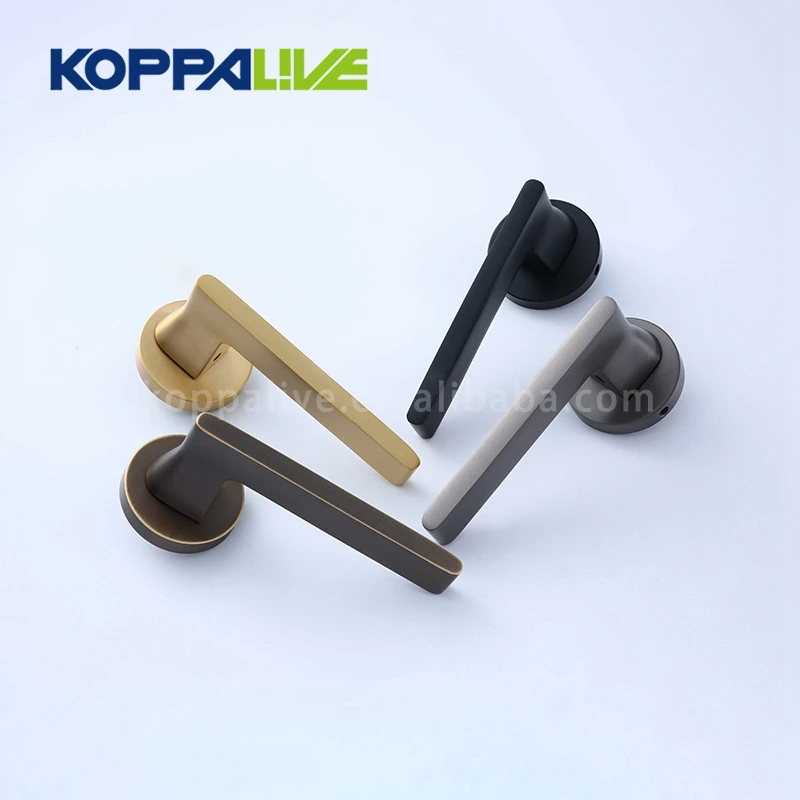  Роскошный Европейский кухонный латунный врезной дверной замок KOPPALIVE ручка ручки