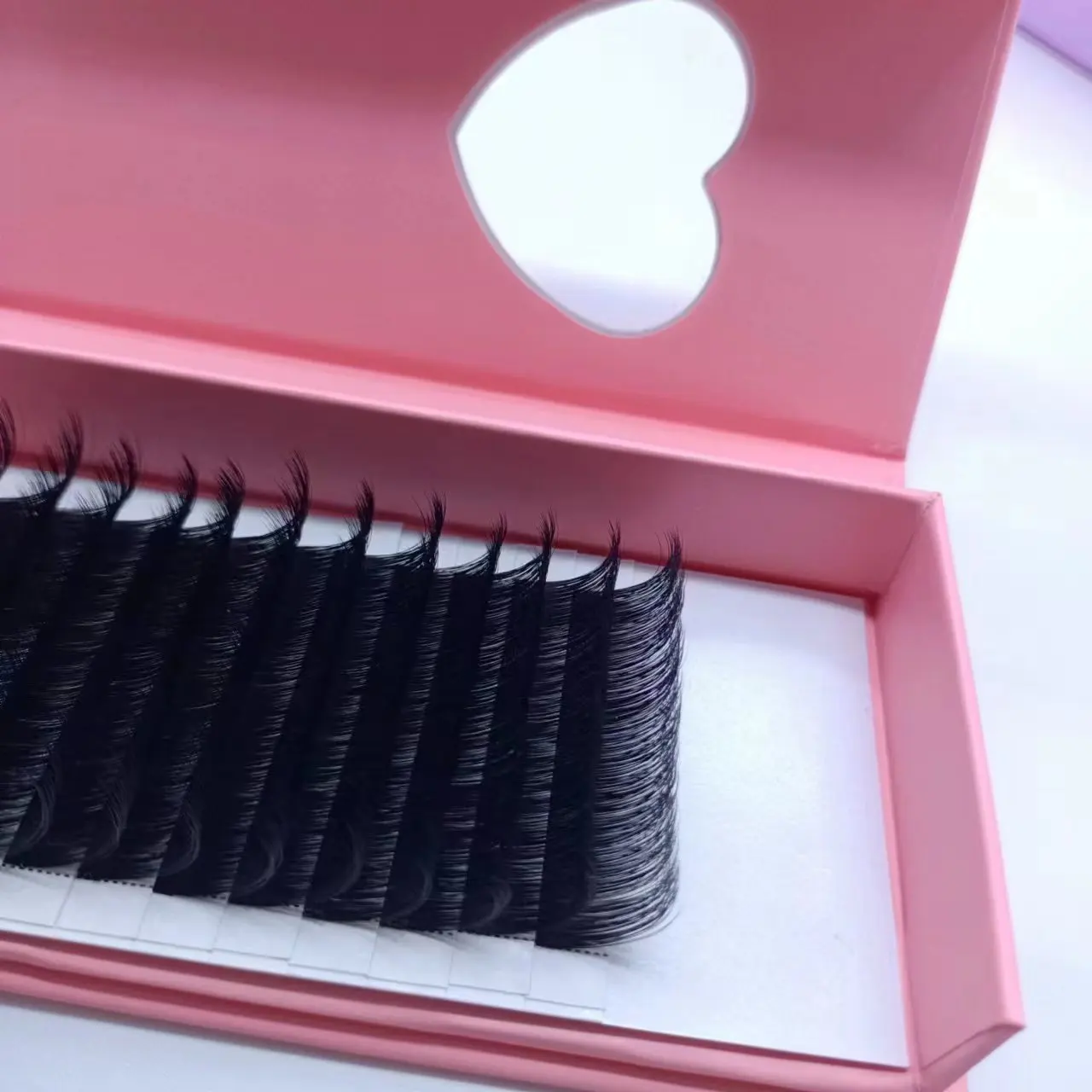 Special Flare Lash Russian Volume Eyelash Extension 0.05mm 0.07mm Cilia Silk Individual Lash Trays Wholesale Extension