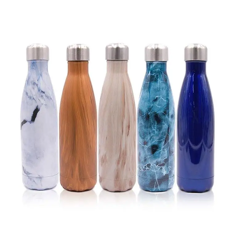 350ml 750ml Stainless Steel Vacuum Insulated Water Bottle Leak-proof Double Walled Cola Shape Bottle Flask Mug