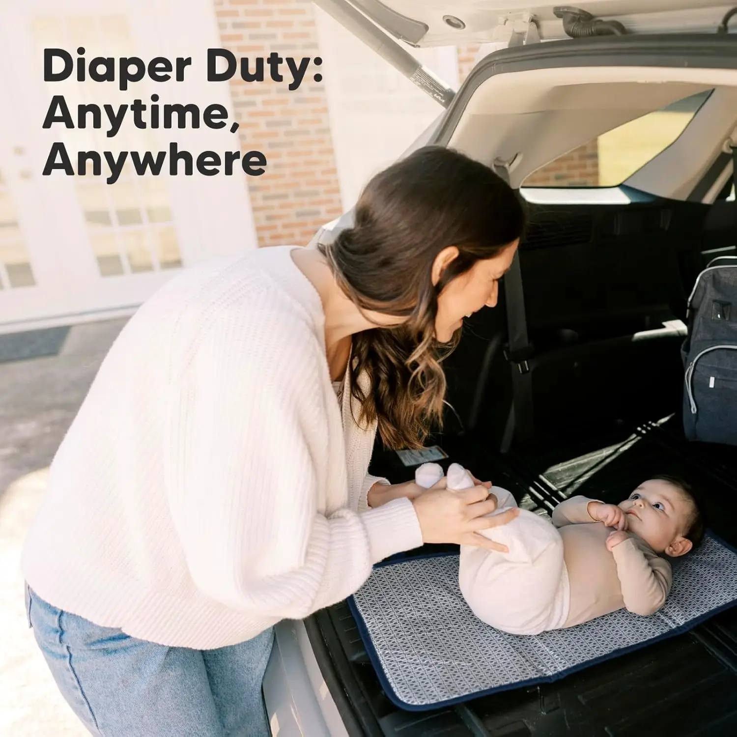 Lightweight Travel Diaper Pads Change Mat Waterproof Foldable Baby Changing Mat Portable Diaper Changing Pad