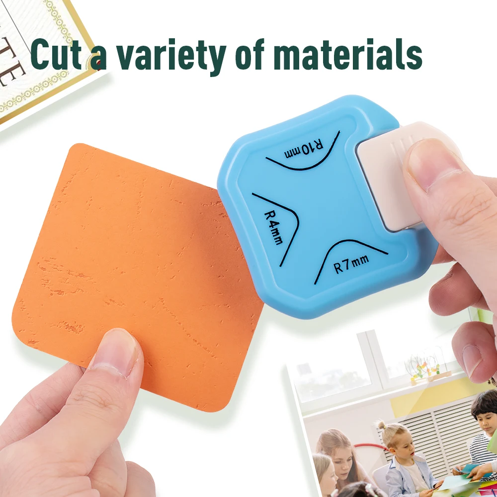 Mini Paper Corner Hole Punch 3 in 1 Corner Rounder Punch for DIY Using