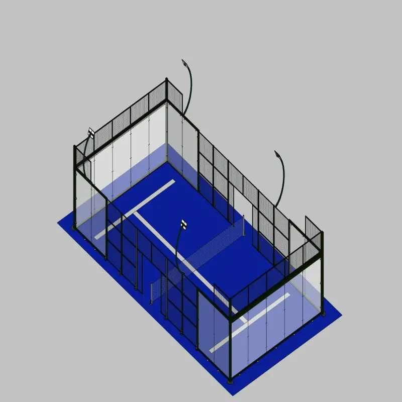 Padel Tennis Court and Paddle Court Tent Cover Manufacture Aluminum