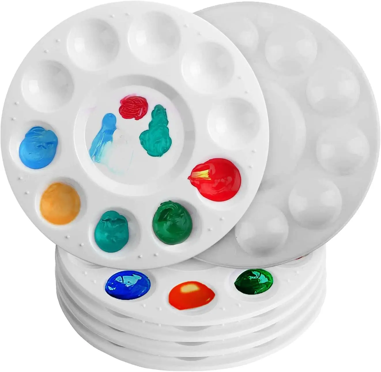 Пластиковые Поддоны для рисования, поддоны для рисования для детей, поддон для рисования акварелью, моющиеся палитры для рисования, для вечеринки, для творчества и искусства