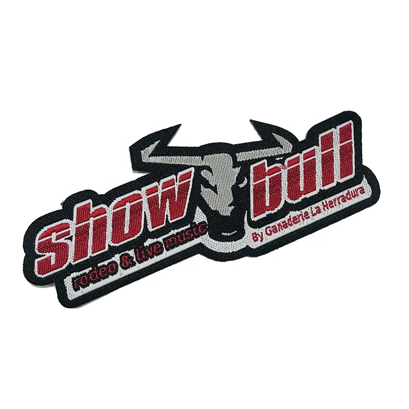 New idea textile sticker for plastic, glass, DIY decorative packaging fabric textile sticker label