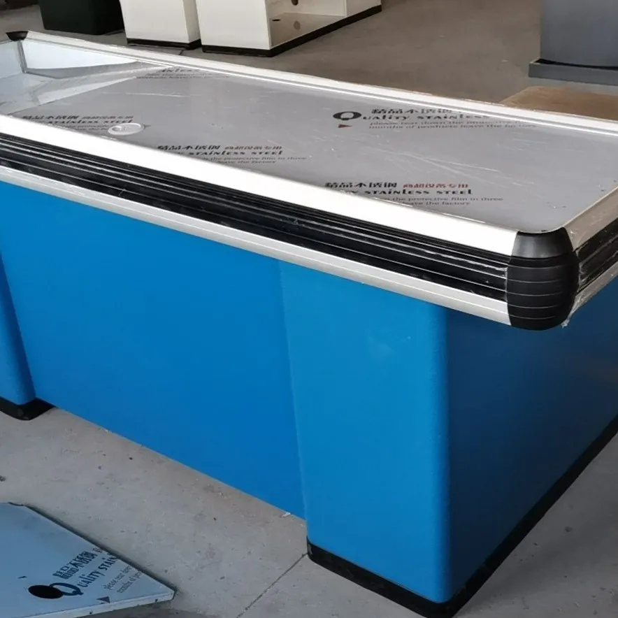 Factory Wholesale Supermarket Cashier Table Checkout Counter