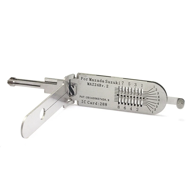 Super Auto Tools MAZ24R V.2 For Mazda Cars Decoder and Pick Similar As LISHI China Supplies Locksmith  Lock Pick