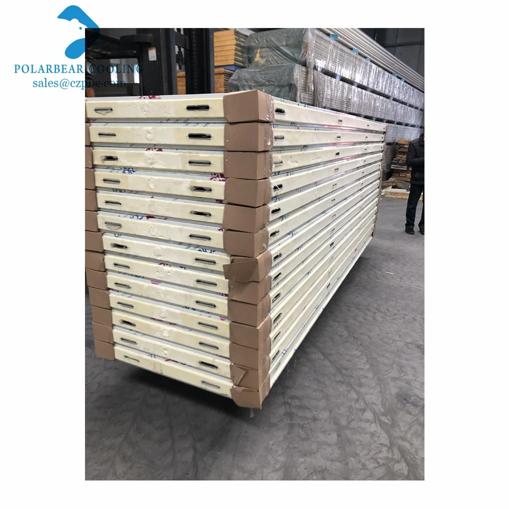 Vacuum Insulation Panel PU/PIR Polyerethane Polyiso Sandwich Panels for Cold Room