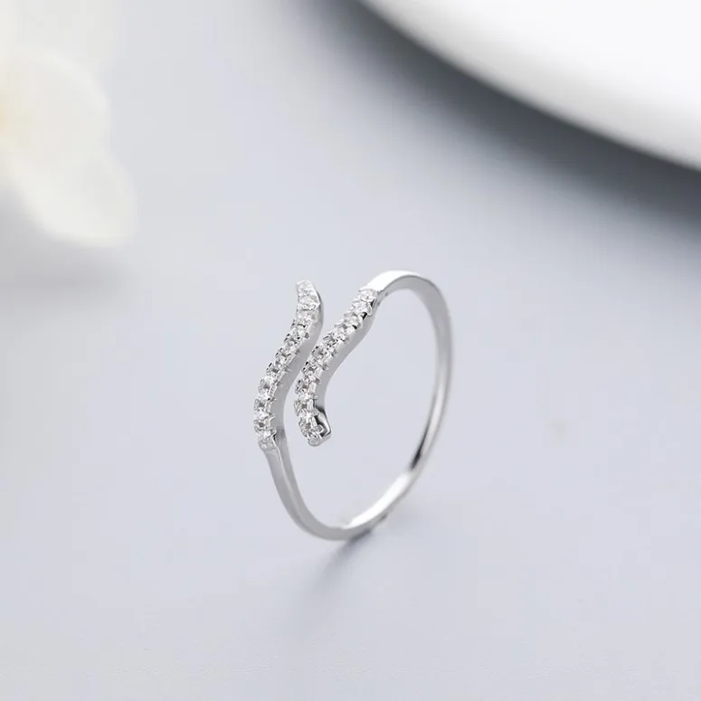 minimalist jewelry simple thin zodiac sign adjustable 925 sterling silver zodiac stackable ring