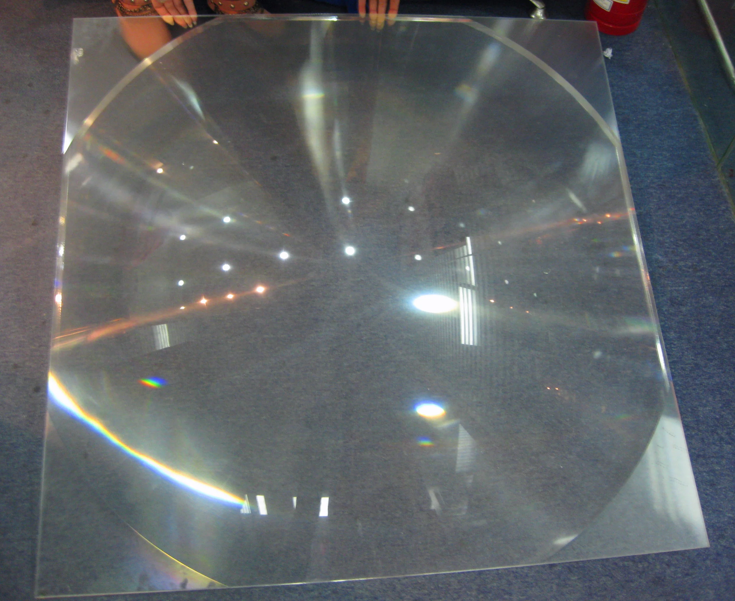  Прямая поставка линзы Fresnel solar big lens PMMA квадратная форма размер 1100*1100 мм фокусное расстояние