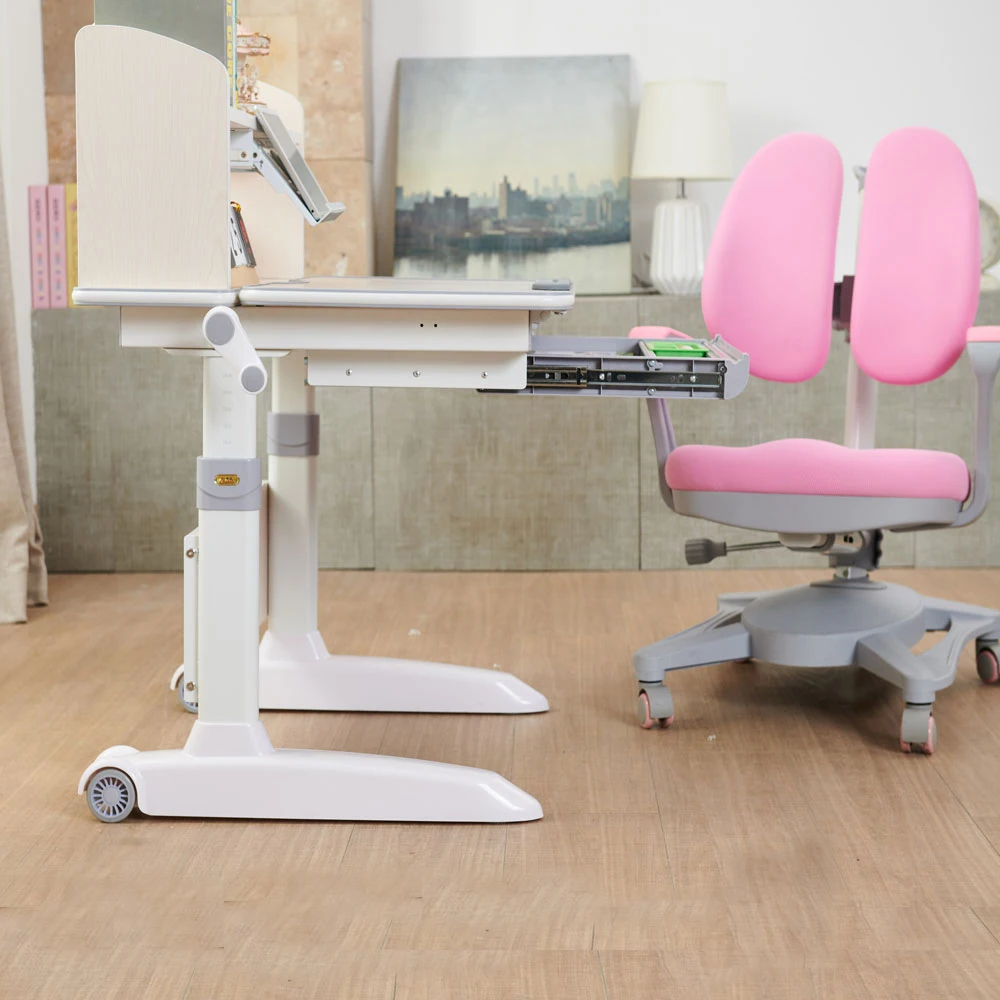 
Adjustable Homework Writing Study Table for Children Bedroom Furniture Set 