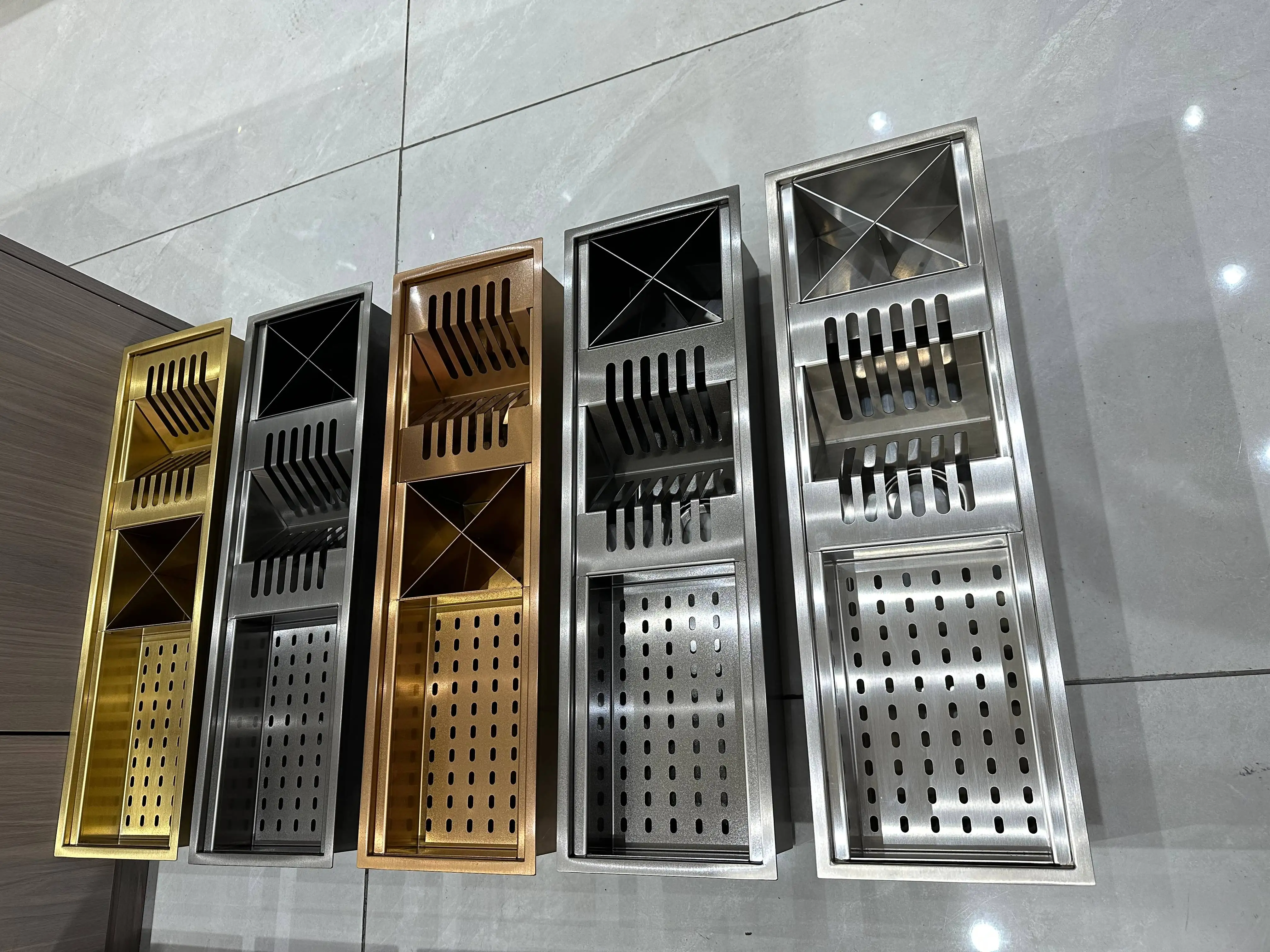 Factory Direct Sale Freestanding Kitchen Sink Stainless Steel Handmade Vegetable Washing Sink